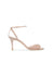 Powder pink patent and nappa sandals
