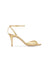 Sandali in vernice specchio oro