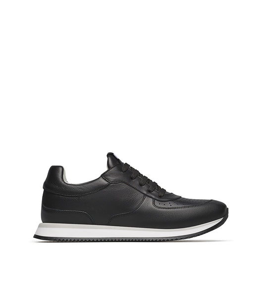 Sneakers in nappa nero
