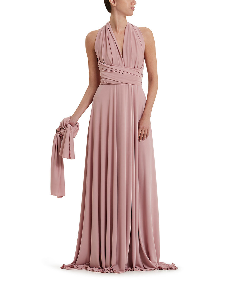 Powder pink party dress